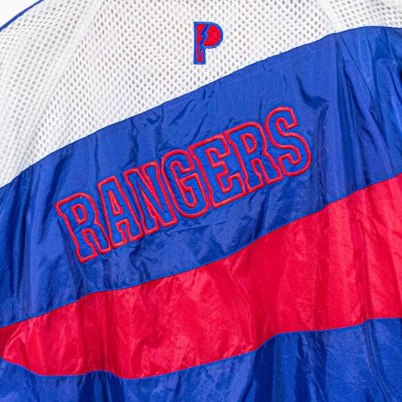 New York Rangers Pro Player Windbreaker Jacket XL VTG 90s Hockey NHL - Picture 10 of 10